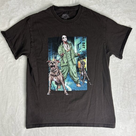 DGK Thieves Brown Graphic Tee T-Shirt Men’s Size Medium - Picture 1 of 6